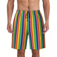 thumbnail image 1 of Colorful Colorblock Gym Shorts Summer Checkerboard Casual Beach Shorts Males Surfing Comfortable Custom DIY Swimming Trunks, 1 of 5