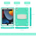 thumbnail image 5 of XYX Case for 10.2 inch iPad 9th/8th/7th Generation (2021/2020/2019), Dual Layer Slim Heavy Shockproof Rugged Protective Cover Case with Kickstand (Mint Green), 5 of 7