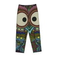 thumbnail image 4 of Balery Boho Owl print Women's Pajama Pants,Ultra Lightweight Pjs,Lounge Pant-XX-Large, 4 of 9
