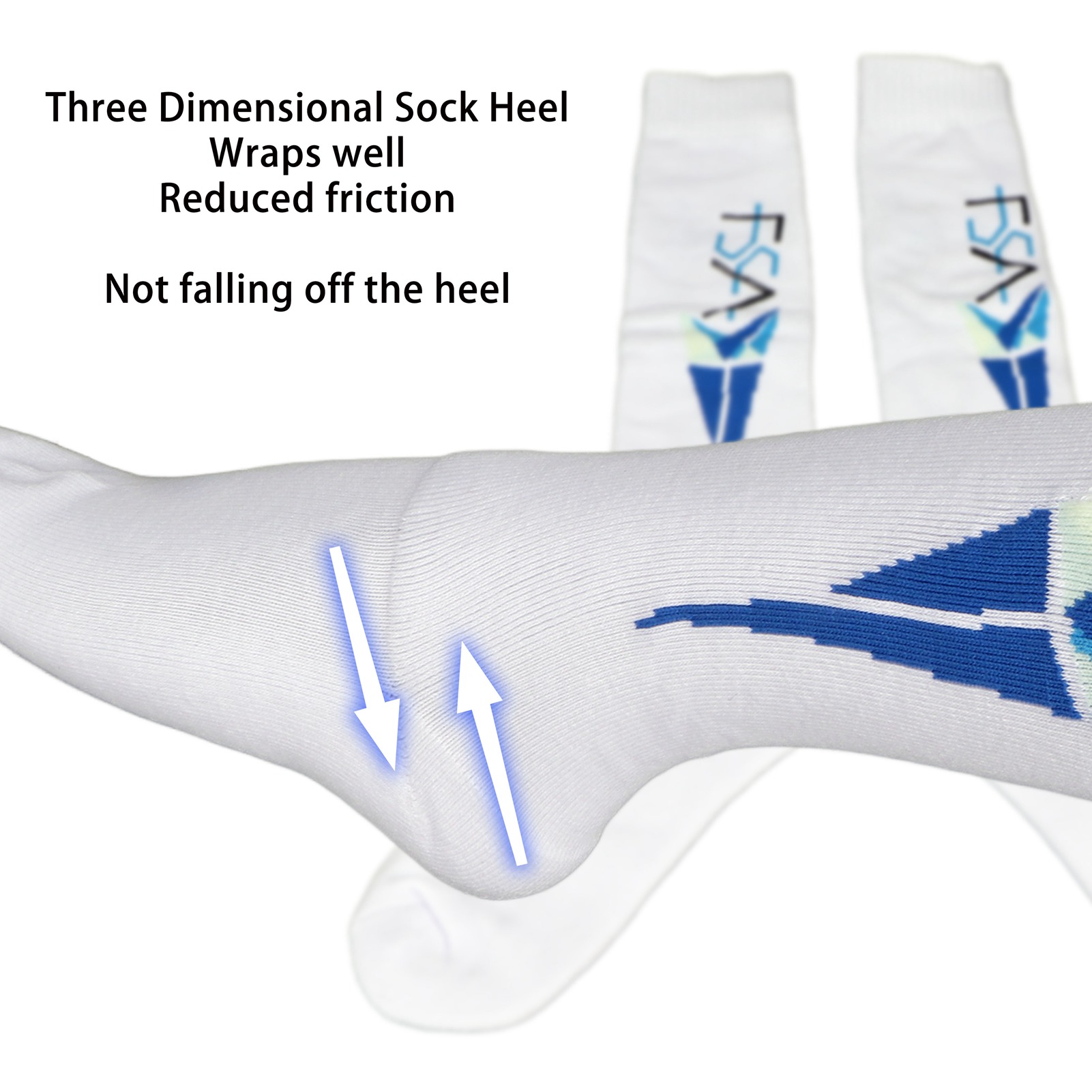 Chaussettes D'escrime En Coton Respirant - Genou Renforcé 3D Pour Entraînement Sabre, épée, Fleuret (Rose)