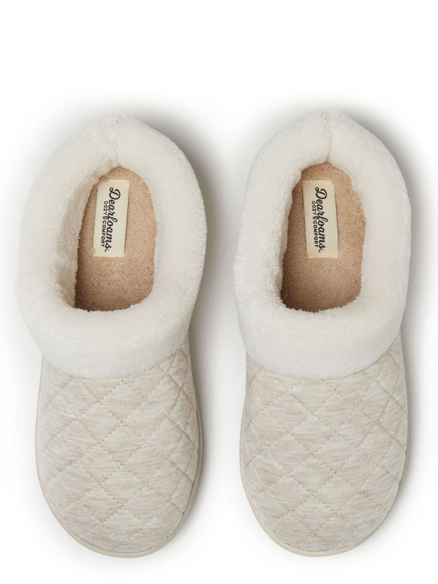 Dearfoams Cozy Comfort Women's Quilted Jersey Clog