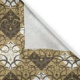 thumbnail image 5 of Ambesonne Oriental Grommet Curtain, Damask and Swirls, 50" x 120", Sand Brown Umber White, 5 of 6