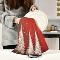 thumbnail image 6 of Coolnut 1 Pack Christmas Tree Winter Kitchen Towels Highly Absorbent, Super Soft Dishcloths 18 x 28 Inches Reusable Quick Drying Tea Towels Set for Home,Kitchen Decor Wash cloth, 6 of 7
