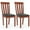 Brown, variant on Giantex Mid Century Upholstered Dining Chairs, Rubber Wood Frame Kitchen Chairs, Side Chairs for Kitchen, Brown