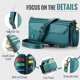 thumbnail image 5 of funda billetera para Samsung Galaxy A72 con Protección RFID, Ranuras para Tarjetas, Pata de Cabra, Correa Desmontable-Funda para teléfono tipo Bandolera con Tapa de Cuero PU a prueba, 5 of 9