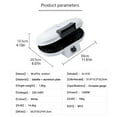 thumbnail image 4 of 1000 W Waffle Machine for Love Heart Waffles Maker with Double Plate Temperature Control Non Stick Coating Cable Storage, 4 of 5