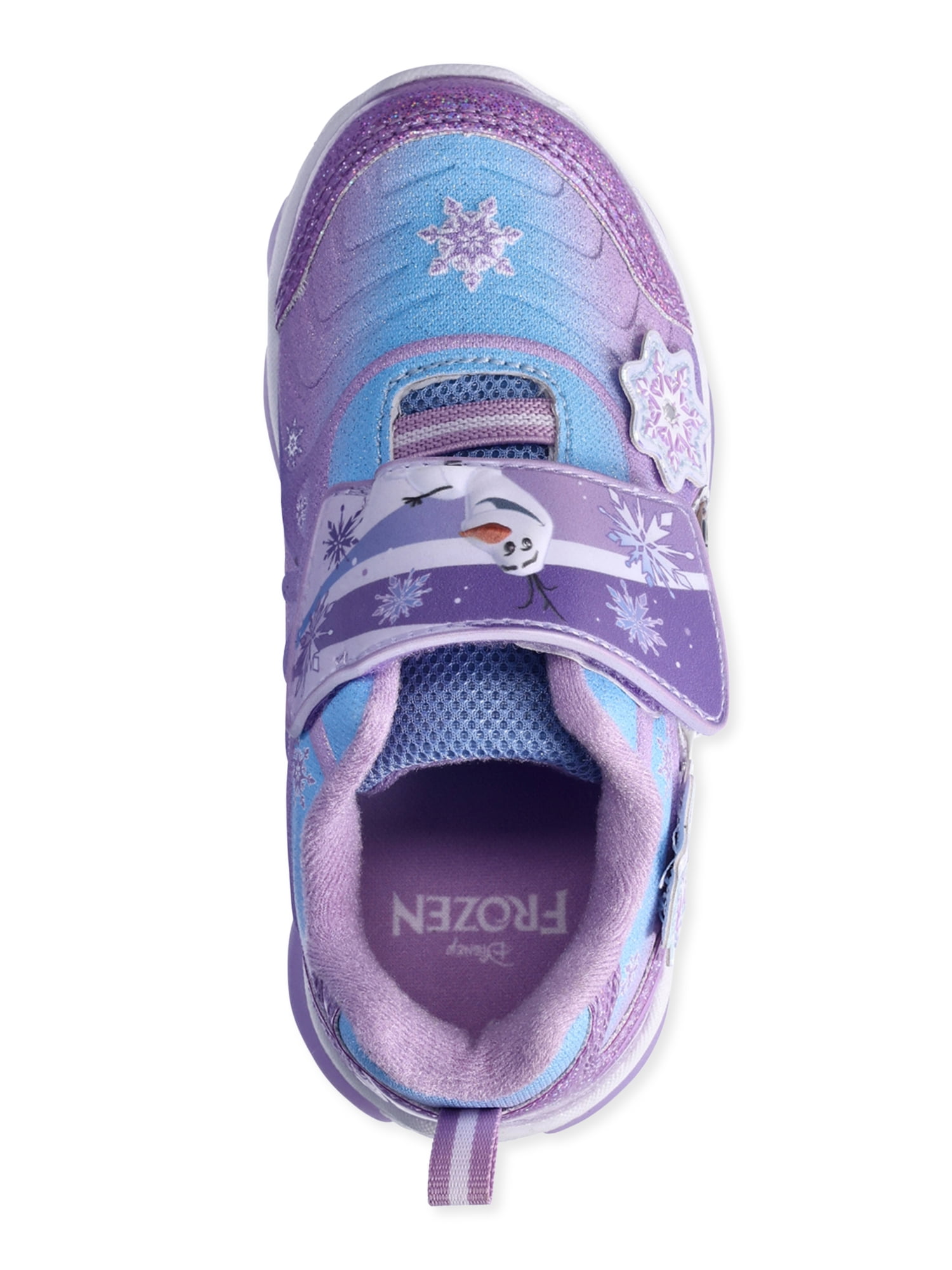 Disney Frozen Toddler Girls Lighted Athletic Sneaker, Sizes 7-12