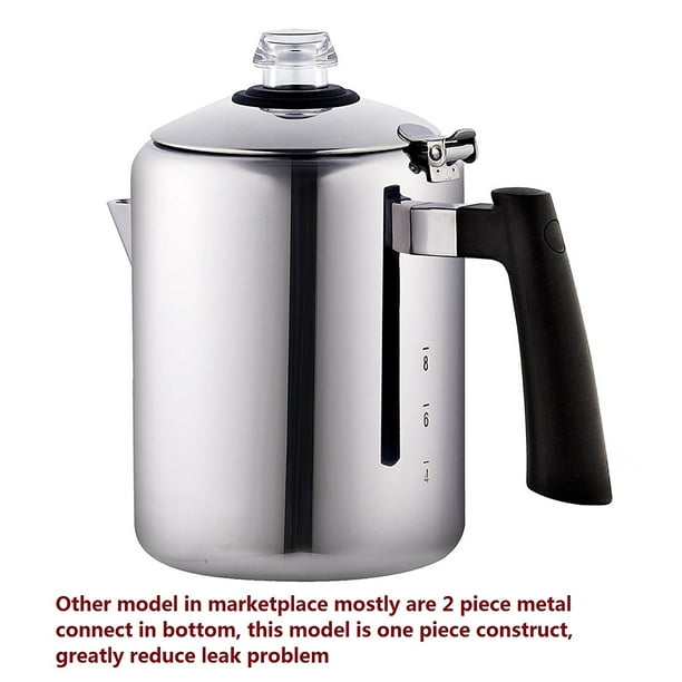 Cook N Home 8Cup Stainless Steel Stovetop Coffee Percolator Walmart
