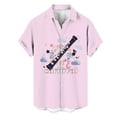 thumbnail image 1 of PMUYBHF Mode Printemps et Été pour Hommes Chemise à Manches Courtes Imprimée Guitare Musicale 2761 TG, 1 of 3