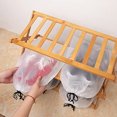 thumbnail image 5 of Bolsa con cordón | Bolsa organizadora impermeable de EVA | 40x30cm | Blanco | Ligero y duradero | Almacenamiento de viaje portátil | Bolso tote de zapatillas de gimnasia | Cierre seguro | Paquete de, 5 of 5