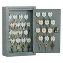 AbilityOne 7125011515435 SKILCRAFT Locking Key Cabinet, 30, 8w x 2 5/8d x 12 1/4h, Gray