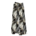 thumbnail image 3 of ZHENHONG Casual Pants for Women Womens Wide Leg Palazzo Pants Boho Floral 2025 Summer Beach Culottes Flowy Casual Trousers For Vacation, 3 of 4