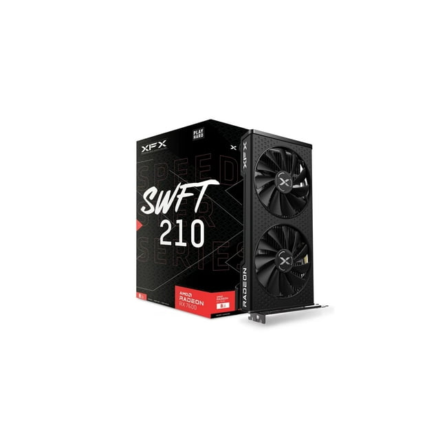 Tarjeta de Video XFX Radeon RX 7600 SPEEDSTER SWFT 210 Core Edition 8GB GDDR6 RX-76PSWFTFY