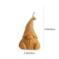 thumbnail image 3 of Luxicdy Gnome Scented Candles Tea Lights Candles Soy Wax Aromatherapy Candles Gnome Shape Candles Table Decoration for Home Party Hoilday Decor Fall Winter Festival Decor (Yellow), 3 of 6