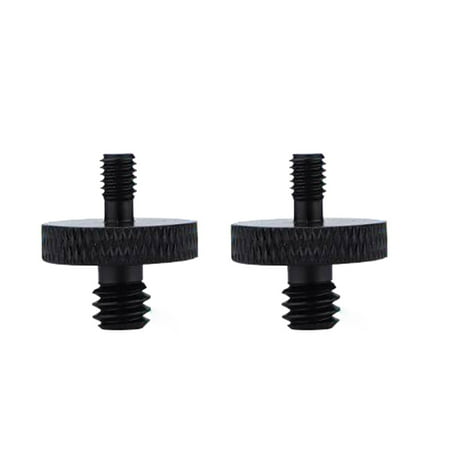 

YOUNGNA 2pcs Standard Screws 1/4 -20 Male to M4 M5 M6 M8 M10 Male Threaded Tripod Screw Adapter Camera Mounting Converter Screw