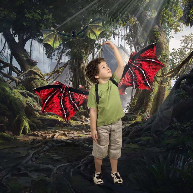 Isvgxsz Clearance Electric Dragon Wings, Kids Dinosaur Costume Wings with LED Light, Halloween Dino Dress-Up Costumes for Boys & Girls,Dinosaur toys for Kids as Christmas Birthday Party Gifts
