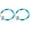 Light Blue, variant on Jiaroswwei 2 Pcs Fake Clip on Spring Nose Septum Ring Earring Non Piercing Unisex Jewelry