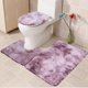 thumbnail image 4 of Alfombra de contorno antideslizante cubierta de tapa de inodoro lavable secado rápido para baño Higoodz Otros, 4 of 8