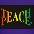 thumbnail image 3 of CafePress - Teach Peace Kids Dark T Shirt - Dark T-Shirt Kids XS-XL, 3 of 4