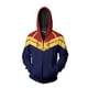thumbnail image 3 of Disfraz de cosplay de Capitán Marvel Carol Danvers, sudadera con capucha de Anime, chaqueta, para Halloween, para hombre y mujer, 3 of 5