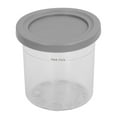 thumbnail image 2 of Ice Cream Pints Cup, Lightweight Stackable Design Ice Cream Pints Cup with PET Lid Practical Transparent PC Cup Body Ice Cream Container for NC299AM C300s Series, 2 of 7