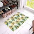 thumbnail image 3 of MKHERT Vintage Tropical Watercolor Pineapples Doormat Rug Home Decor Floor Mat Bath Mat 23.6x15.7 inch, 3 of 3