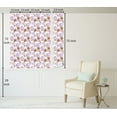 thumbnail image 5 of Ambesonne Tropical Peel & Stick Wallpaper for Home, Bicolour Art Lilly Flowers, 13"x72", Pale Purple Amber Mustard, 5 of 5