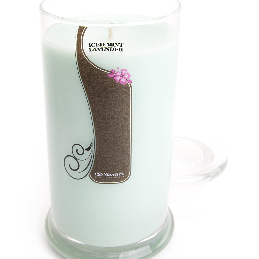 Iced Mint Lavender Candle Large Mint 16.5 Oz. Highly Scented Jar