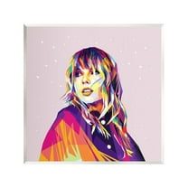 Stupell Industries Geometric Pattern Taylor Abstract Painting Unframed Art Print Wall Art, 12 x 12