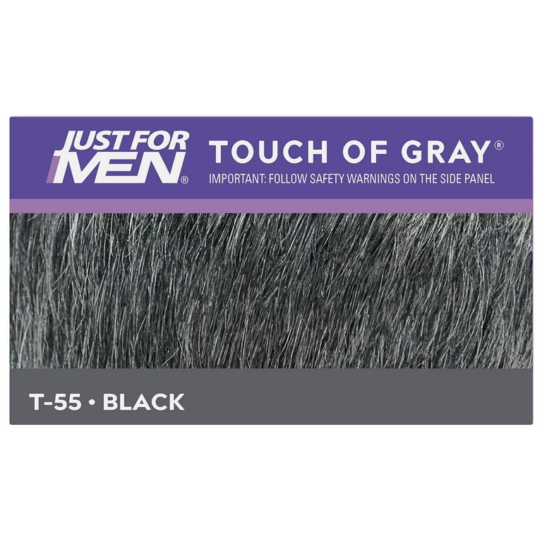 Just For Men Touch Of Gray Hair Color, Black Gray (6 Pack