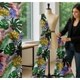 thumbnail image 5 of Soimoi Green Cotton Poplin Fabric Tropical Leaves Print Fabric by the Yard 56 Inch Wide, 5 of 7