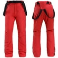 thumbnail image 5 of TMOYZQ Men's and Women's Plus Size Insulated Waterproof Ski Bib Overalls Thick Warm Winter Snowboard Pants Ripstop Windproof Ski Pants Outdoor Snow Suit Trousers, 5 of 8