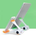 thumbnail image 4 of Kripyery Phone Stand Strong Load Capacity Adjustable Anti-slip Foldable Hands-free Desk Stand Mobile Phone Holder for Tablet, 4 of 8