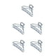 thumbnail image 1 of Sonducket clip de garra estilo simple agarre portátil pulpo aleación resistente pasadores de pelo exquisitos accesorios de decoración geométrica Blanco/Arco 5piezas Sonducket CBP220699, 1 of 4