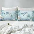 thumbnail image 4 of Shark Bed Sheets Set Teal Blue Ocean Beach Coastal Sheet Set Full,Starfish Octopus Tentacles Sheets Underwater Creature Coral Bed Set,Kawaii Fish Room Decor, 4 of 5