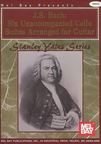 Pre-Owned J. S. Bach: Six Unaccompanied Cello Suites Arranged for Guitar (Spiral-bound) 0786629665 9780786629664