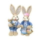 thumbnail image 2 of 2 figuritas de conejitos, esculturas de conejos, decoraciones de Pascua, decoración de jardín de paja para césped, granja, patio interior, estantería Estilo C, 2 of 9