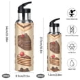 thumbnail image 2 of Yayeee 33oz Insulated Water Bottle Double Wall Stainless Steel with Flip Straw Lid, Brown Cakes, 2 of 7