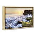 thumbnail image 3 of Stupell Industries Sunset over Rocky Coast Gold Framed Floater Canvas Wall Art design by Celebrate Life Gallery, 17 x 25, 3 of 9