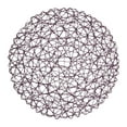thumbnail image 2 of Eggplant Woven Paper Round Placemat (Set of 6), 2 of 3