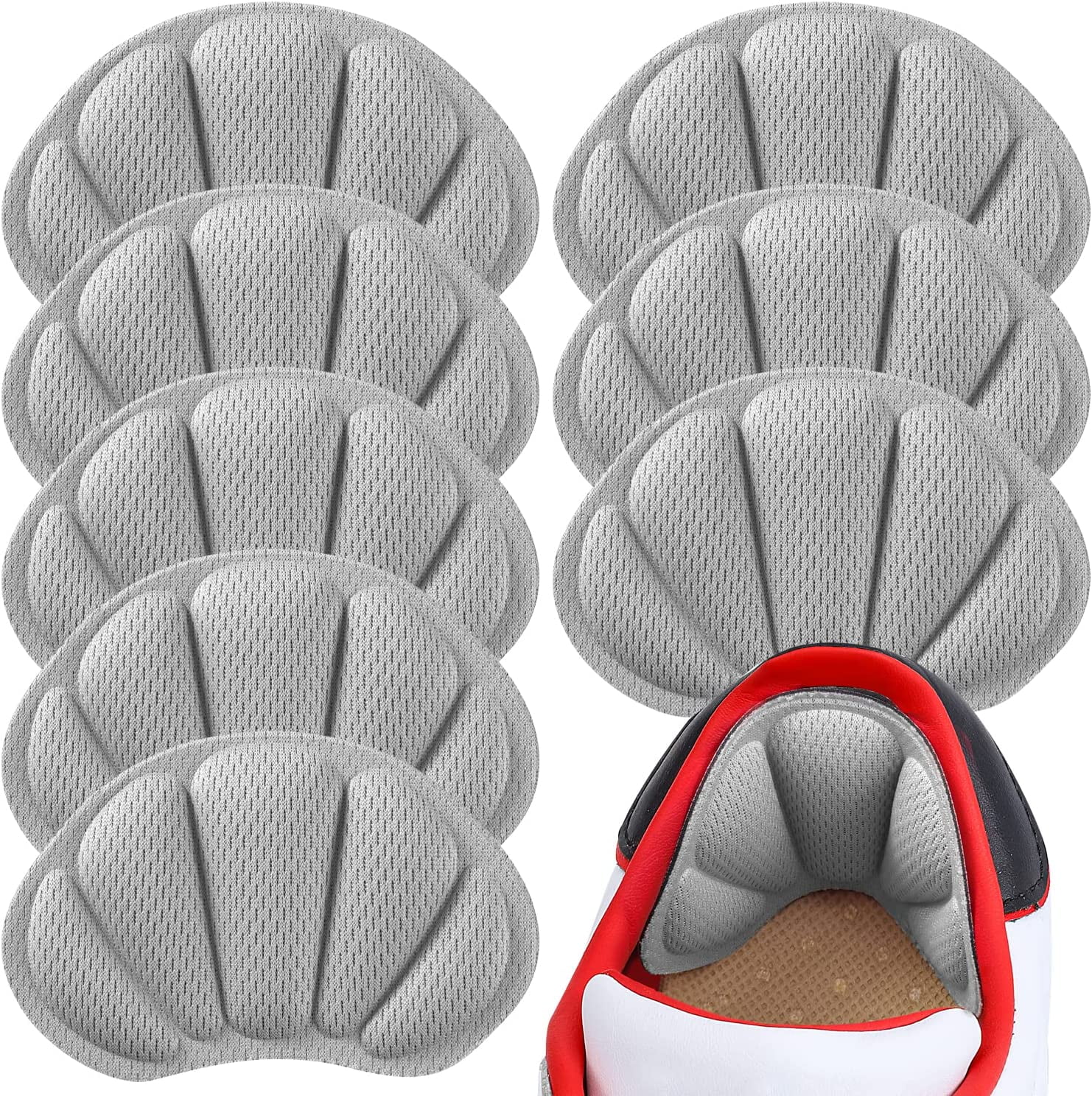Amazon.com: Heel Cushion Pads, Adhesive Back of Heel Grips Inserts for Boots,  Too Big Loose Shoes, Reusable Heel Guards Liners for Women Men, Improve Shoe  Fit,4PCS-Beige+4PCS-Beige : Health & Household