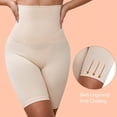 thumbnail image 5 of Athlemo Women's Tummy Control Shorts Shapewear High Waist Body Shaper Thigh Slimmer Panties(Beige X-Large), 5 of 7