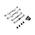 thumbnail image 3 of Fiocias 4 Pieces Toy Car Tie Rod RC Car Adjustable Tie Rod Metal Replacement Spare Parts Sturdy Performance Convenient Installation Suitable for Remote Contro Silver, 3 of 8