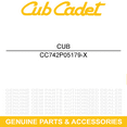 thumbnail image 5 of CUB CADET 742P05179-X Xtreme Blade PRO Z 700 900 772 972 72" Deck, 5 of 8