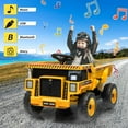 thumbnail image 2 of AKDSteel 12V Kids Ride On Dump Truck with Remote Control, Electric Dump Bed & Shovel, Construction Vehicle Ride On Toy with Spring Suspension, Music, LED Lights, 2 of 6