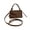 Coffee, variant on bestolf Women Crossbody Handbag Small Tote Shoulder Bag with Top Handle Detachable Strap Crossbody Purse for Dating Party