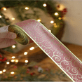 thumbnail image 3 of 2m Christmas Pink Ribbon Gold Xmas Tree Pattern Navidad Padent for DIY Handmade Bow Natale New Year Gift Packing Craft Supplies, 3 of 9