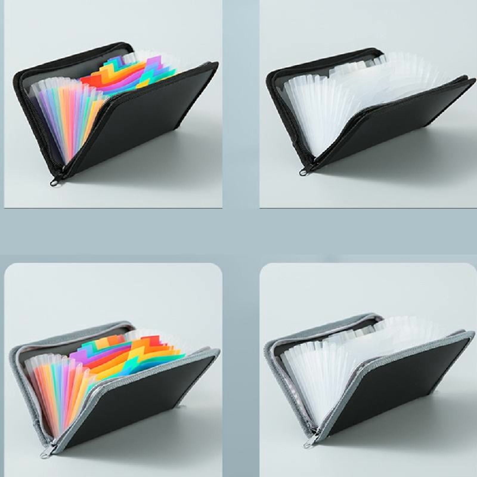 Necvior Expandable File Folder 13 Pocket Receipt Organiser Small