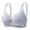 Silver Bra for Women, variant on AINIYS Thin Fabric Bralettes Soft Cup Bra Secure Fit Bra for Women Breathable Everyday Bras Bralette Wireless Plus Size Floral Lace Black 46/105