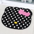 thumbnail image 3 of Cartoon Floor Mat Suede Cat Foot Mat Bathroom Absorbent Mat Children's Floor Mat Rugs for Bedroom  Bath Mat (white ,50x60cm), 3 of 6